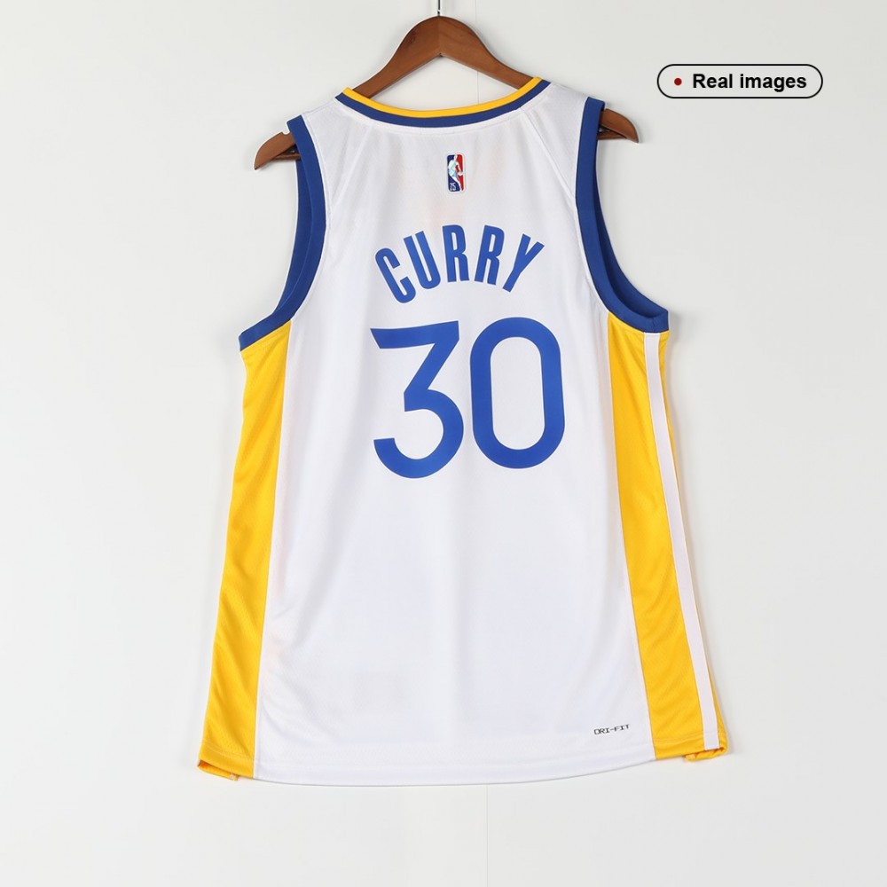 Men's Golden State Warriors Stephen Curry #30 White 2021/22 Swingman Jersey - Association Edition-Pro Kit Vault | Brand New 26/27 Sports Jerseys